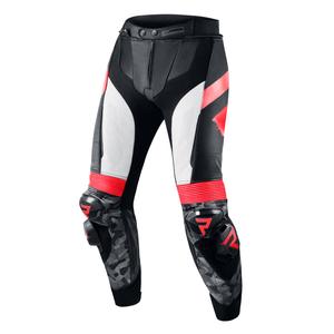 Rebelhorn Rebel Schwarz-Weiß-Fluo Rot Motorradhosen Ausverkauf