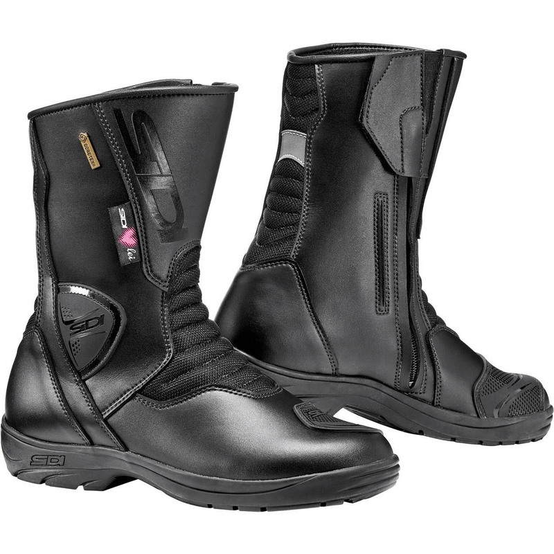 Damen SIDI Gavia Gore Schwarz Motorradstiefel