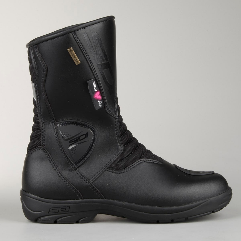 Damen SIDI Gavia Gore Schwarz Motorradstiefel