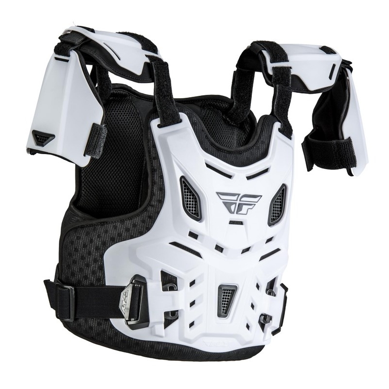 FLY Racing Revel Roost weißer Kinder Body Protector