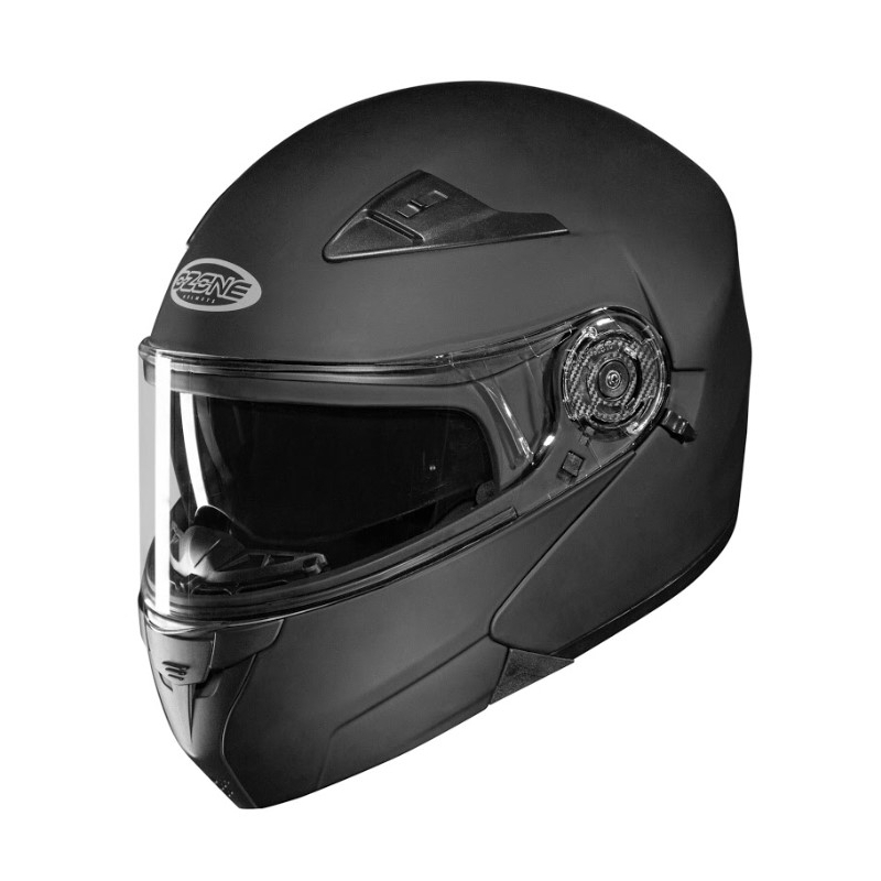 Ozone Wind Black Matte Flip-up Motorradhelm