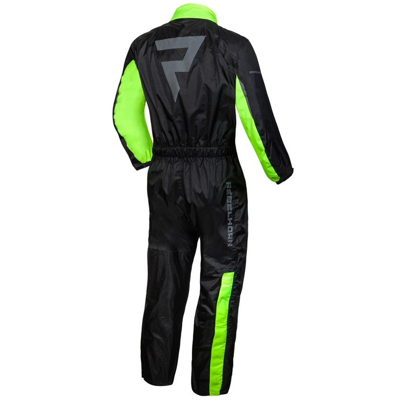Rebelhorn Reise-Regenanzug schwarz-fluo gelb