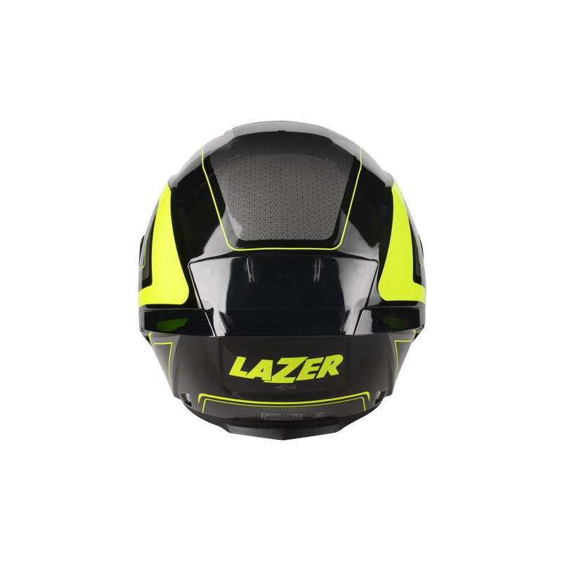 Offener Motorradhelm Lazer Tango S Hexa schwarz-fluo gelb
