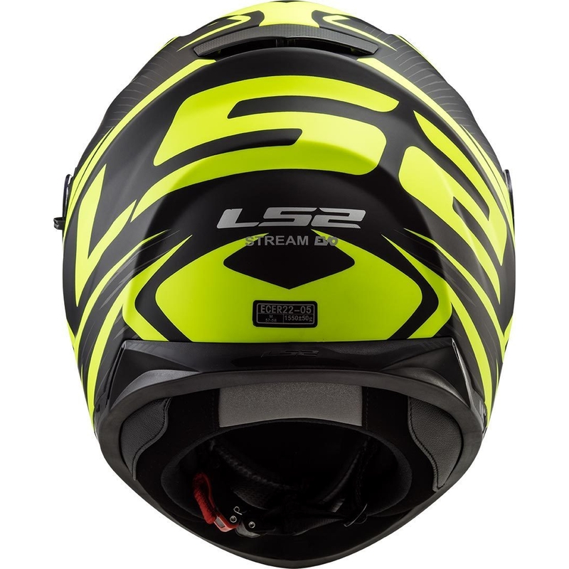 LS2 FF320 Stream Evo Jink schwarz-fluo gelb Integral Motorradhelm