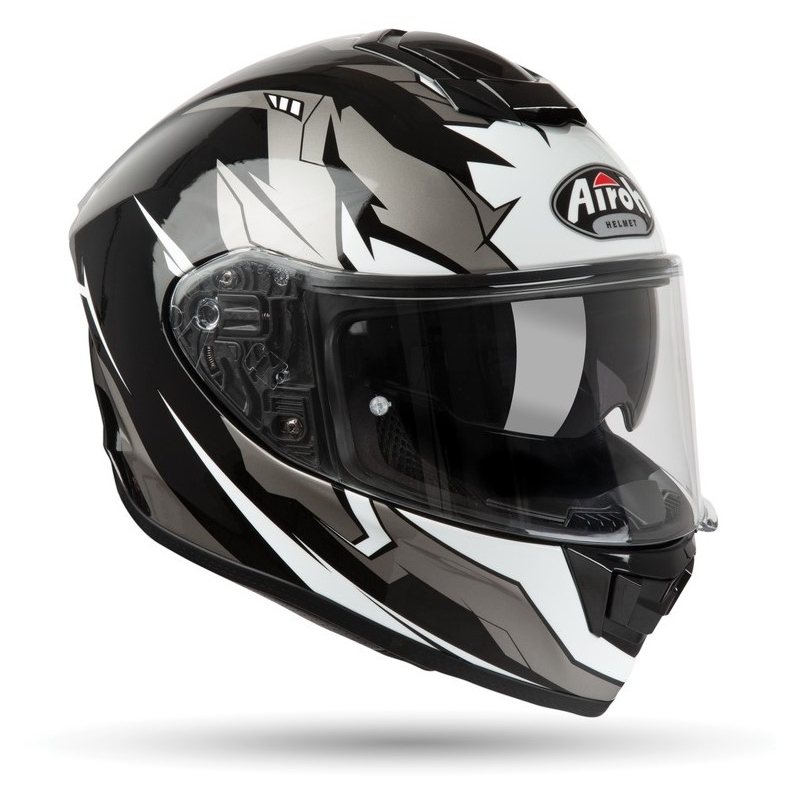 Integral Motorradhelm Airoh ST 501 Bionic weiß-schwarz