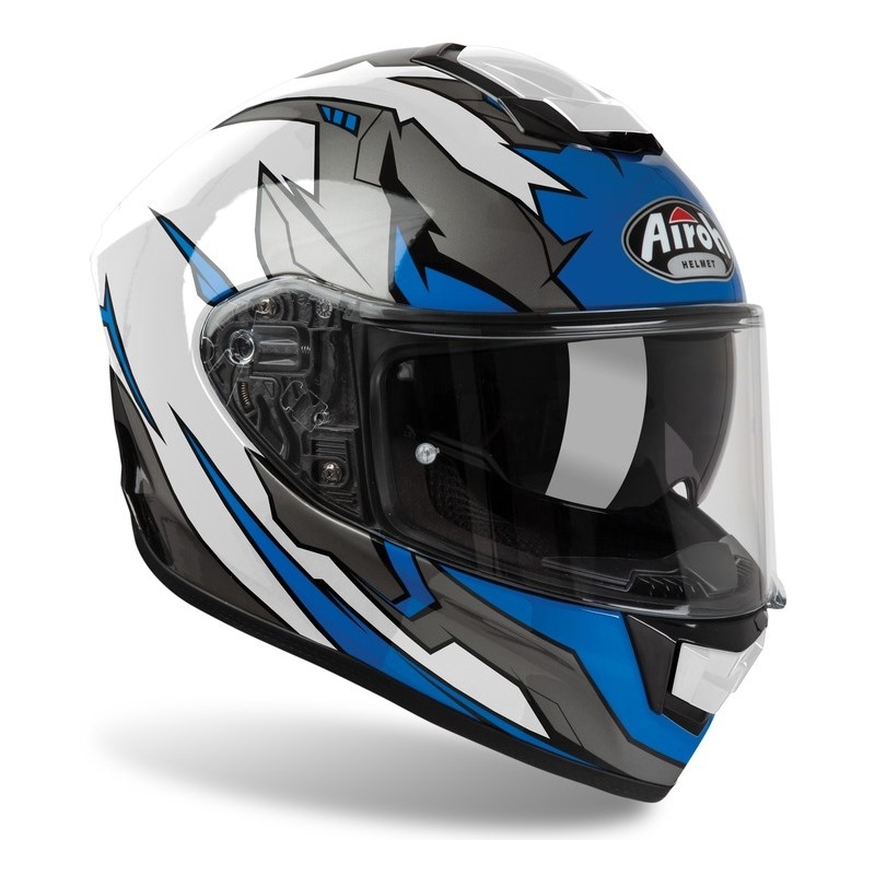 Integral Motorradhelm Airoh ST 501 Bionic weiß-blau