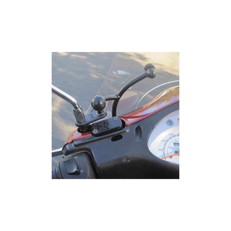 RAM Halterungen mit 1" Stift für Motorradrückspiegel mit Durchmesser bis zu 11 mm Ausverkauf