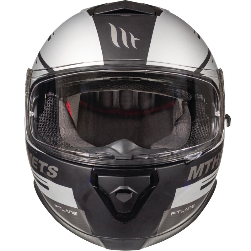 MT Thunder 3 SV Pitlane schwarz-grauer Integral-Motorradhelm