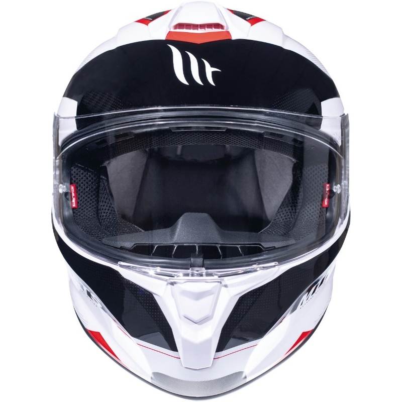 MT Targo Enjoy schwarz-weiß-roter Integral-Motorradhelm