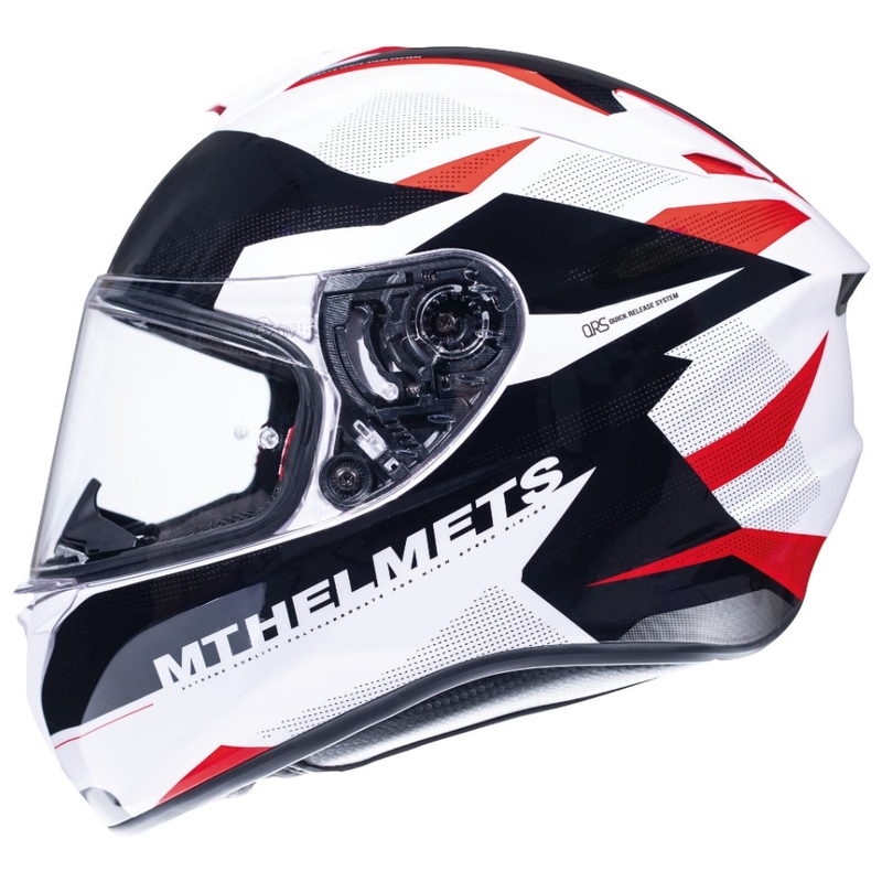 MT Targo Enjoy schwarz-weiß-roter Integral-Motorradhelm