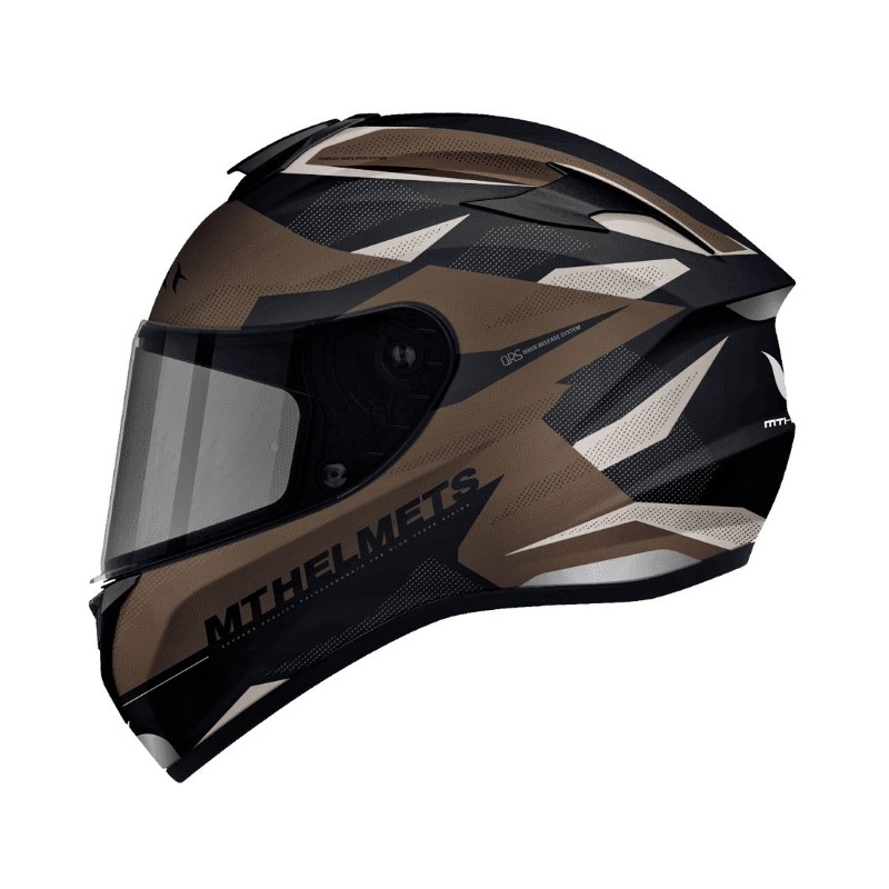 MT Targo Enjoy schwarz-brauner Integral-Motorradhelm