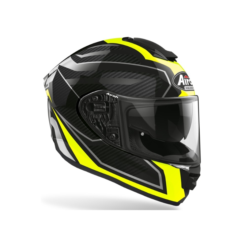 Airoh ST 501 Prime schwarz-grau-fluo gelb Integral Motorradhelm