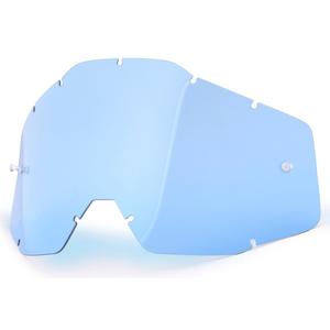 Blaues Plexiglas für Motocrossbrillen 100% Racecraft/Accuri/Strata
