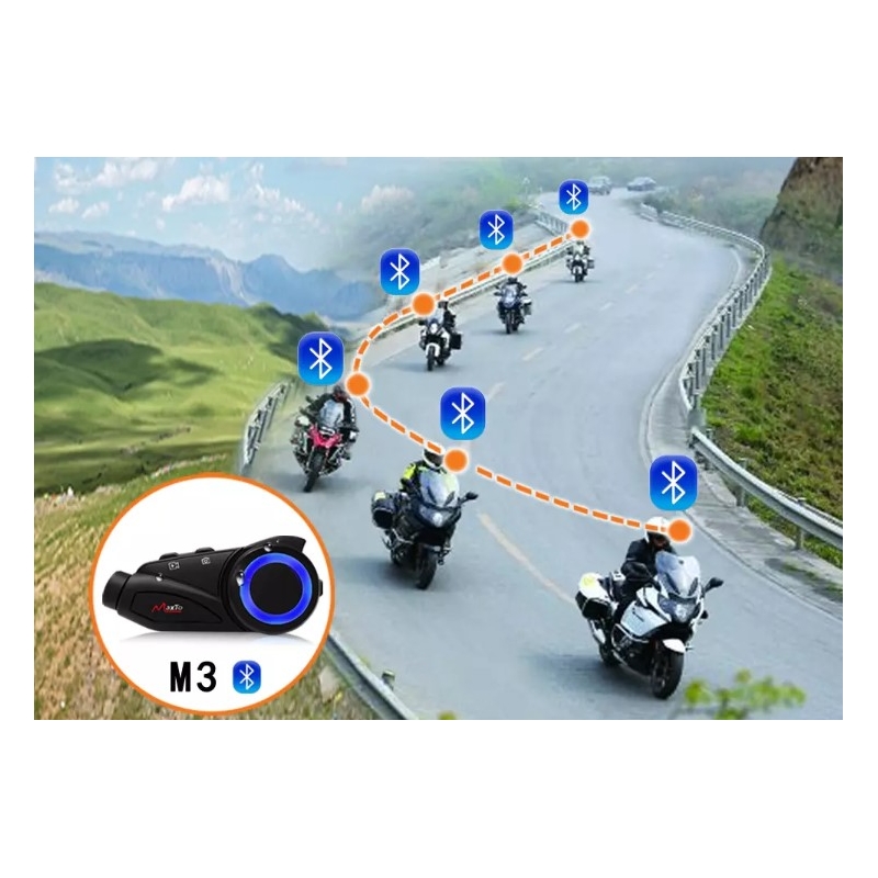 Bluetooth-Gegensprechanlage MaxTo M3 mit FULL HD SONY-Kamera