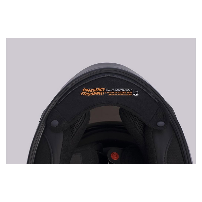 Integralhelm für moto Scorpion EXO-500 schwarz glänzend Ausverkauf