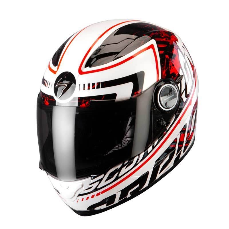 Motorradhelm Integral Scorpion EXO-500 AIR weiß-rot