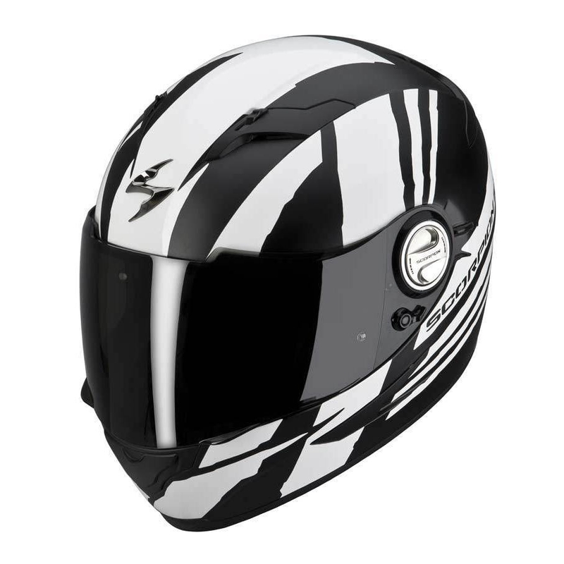 Motorradhelm Scorpion EXO-500 AIR THUNDER weiß-schwarz matt Ausverkauf