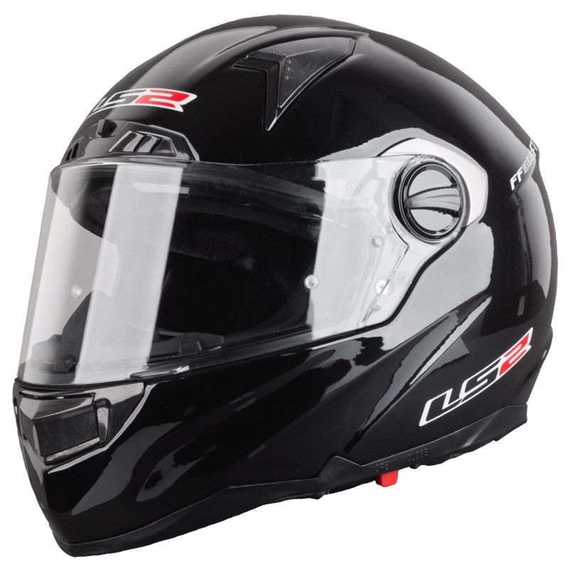 Motorradhelm LS2 FF396 FT2 schwarz glänzend Ausverkauf