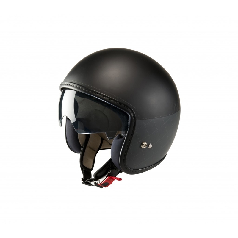Motorradhelm Nox N240 schwarz-grau Ausverkauf