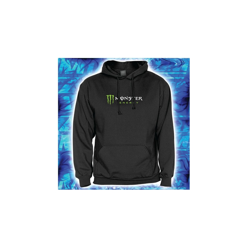 Sweatshirt mit Motiv Monster energy mit Kapuze