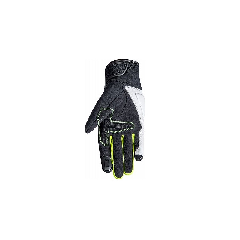 Motorradhandschuhe IXON RS Launch schwarz-weiß-gelb sale Ausverkauf