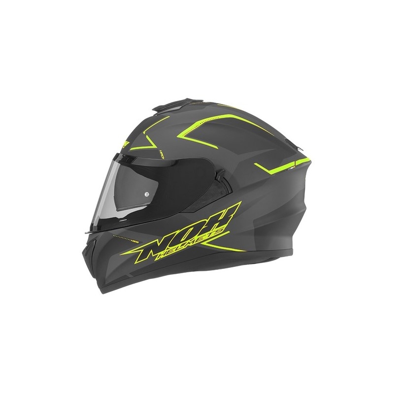 Integral Motorradhelm NOX N918 Hack schwarz-fluo gelb Ausverkauf