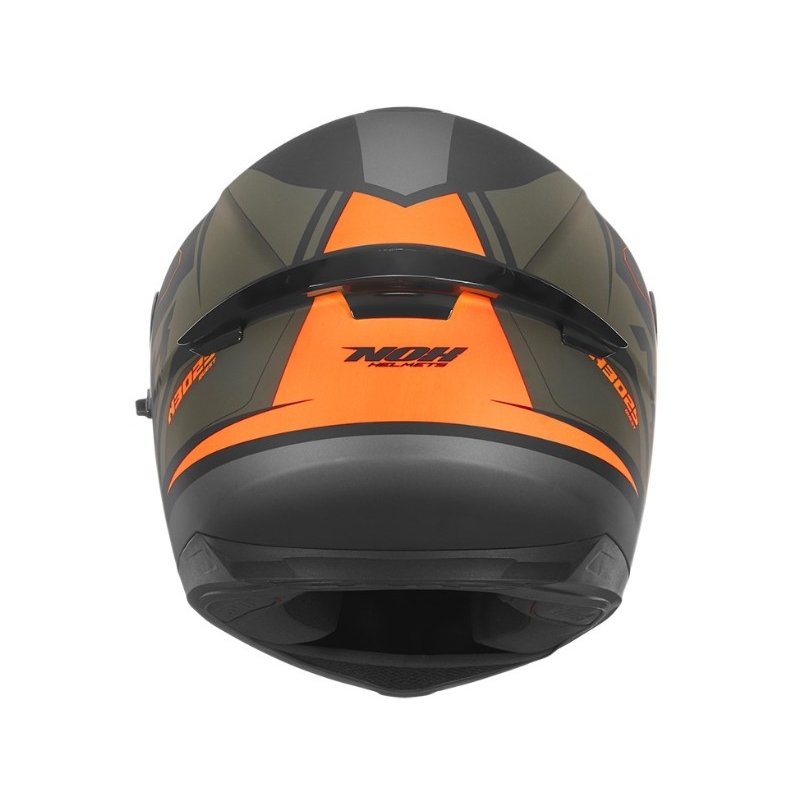 Integral Motorradhelm NOX N302S Quest schwarz-grün-orange