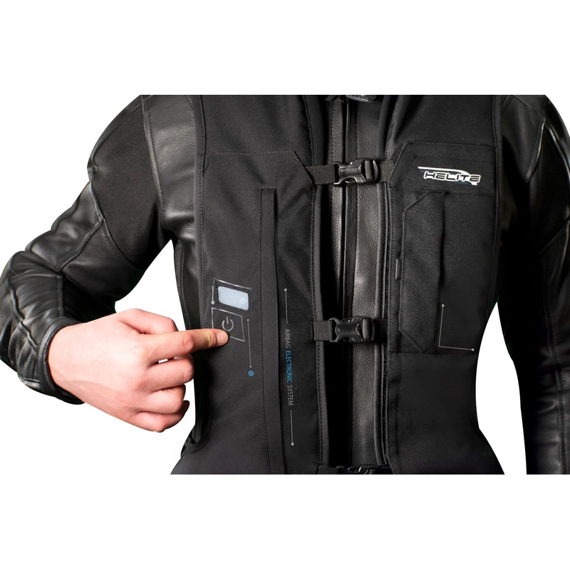 Elektronische Airbagweste HELITE e-Turtle schwarz
