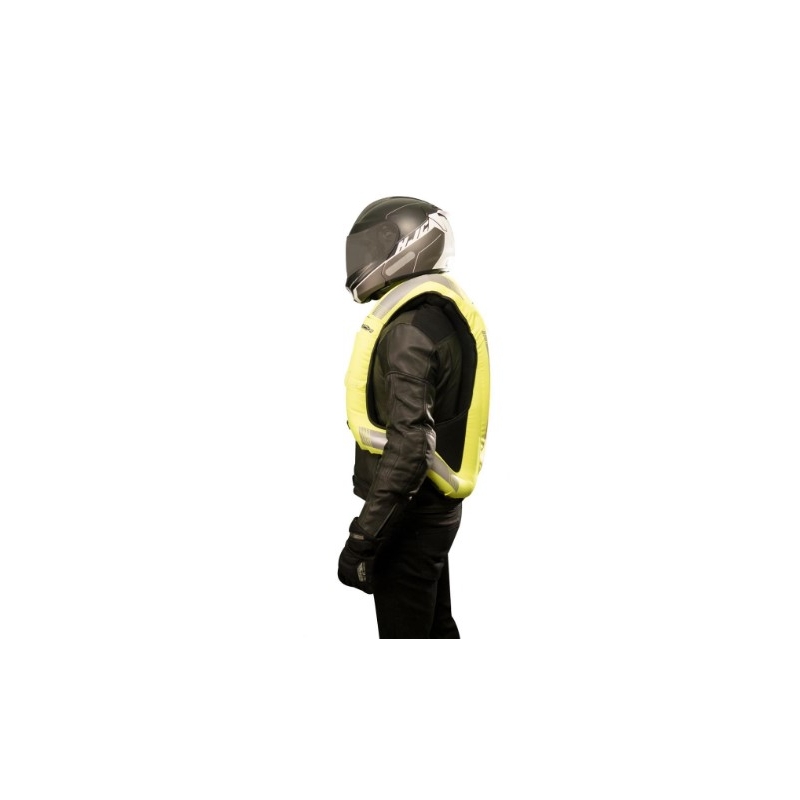 Elektronische Airbag-Weste HELITE e-Turtle fluo gelb