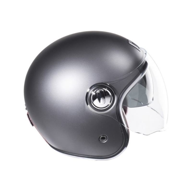NOX PREMIUM Heritage Offener Helm Silber Matt