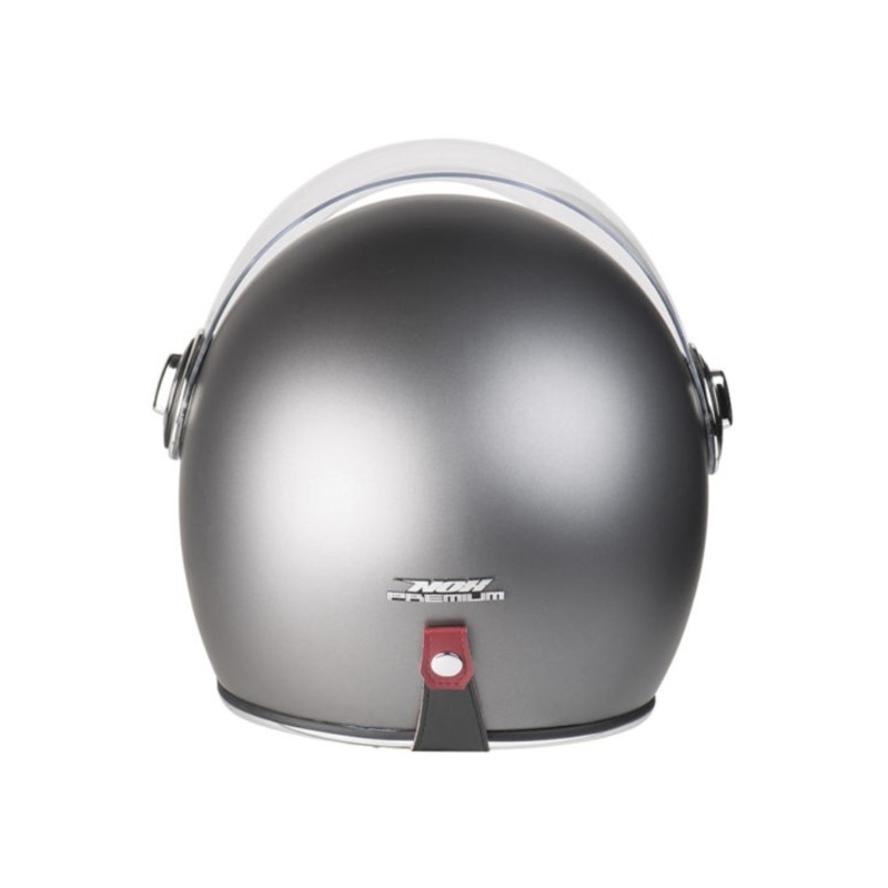 NOX PREMIUM Heritage Offener Helm Silber Matt