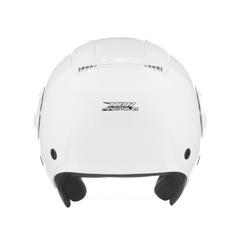 Offener Helm NOX PREMIUM Booster weiß