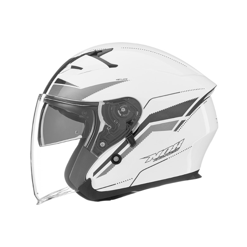 Offener Motorradhelm NOX N127 Late weiß
