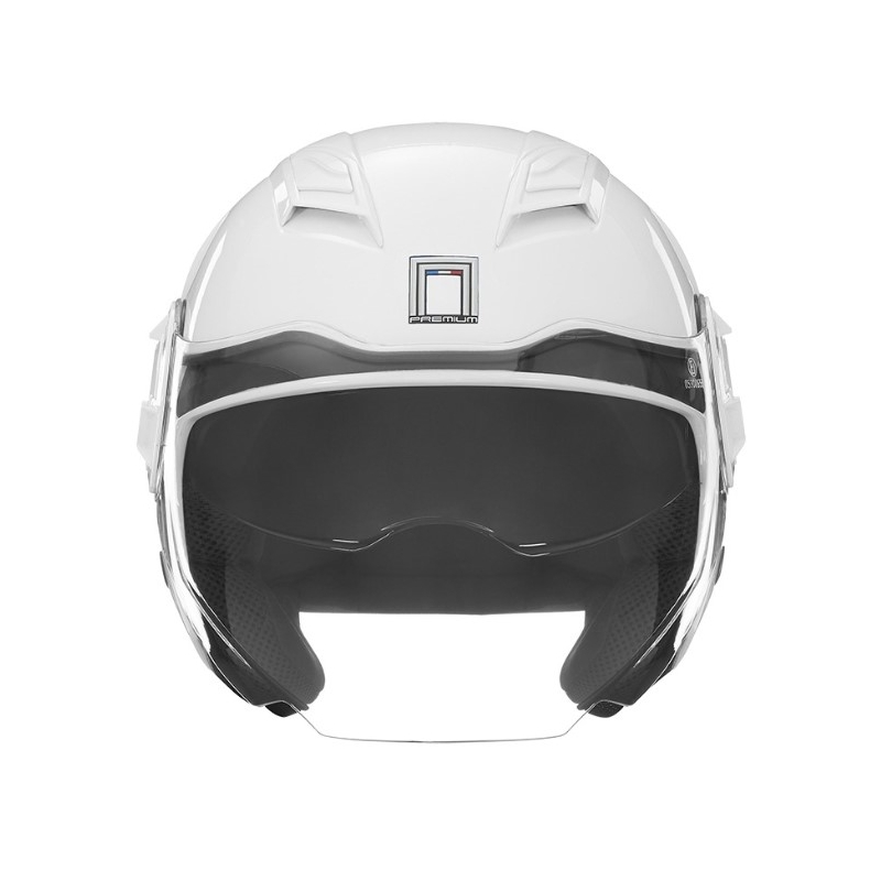 Offener Motorradhelm NOX N127 Late weiß