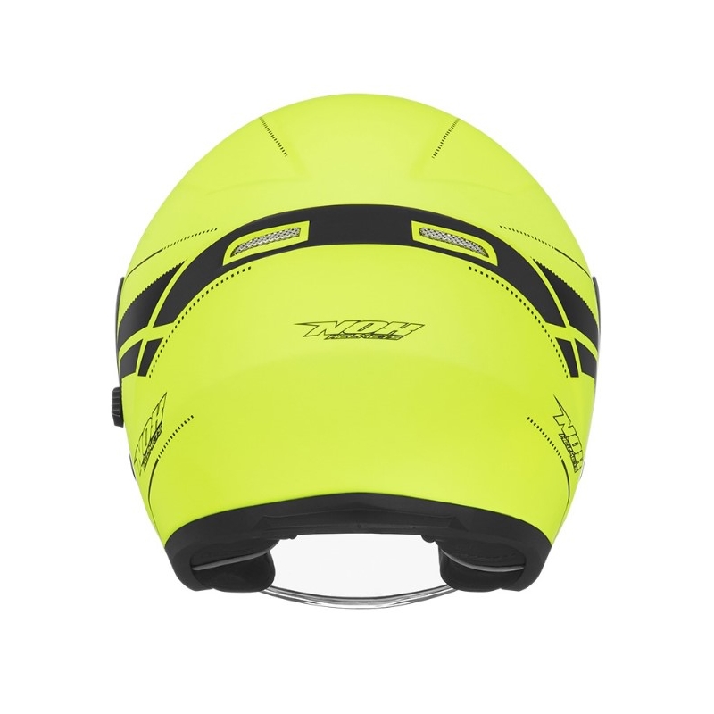 Offener Motorradhelm NOX N127 Spätgelb Ausverkauf