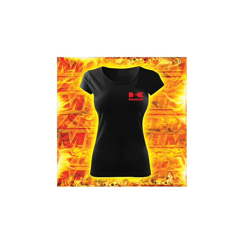 Frauen T-shirt Kawasaki schwarz Ausverkauf