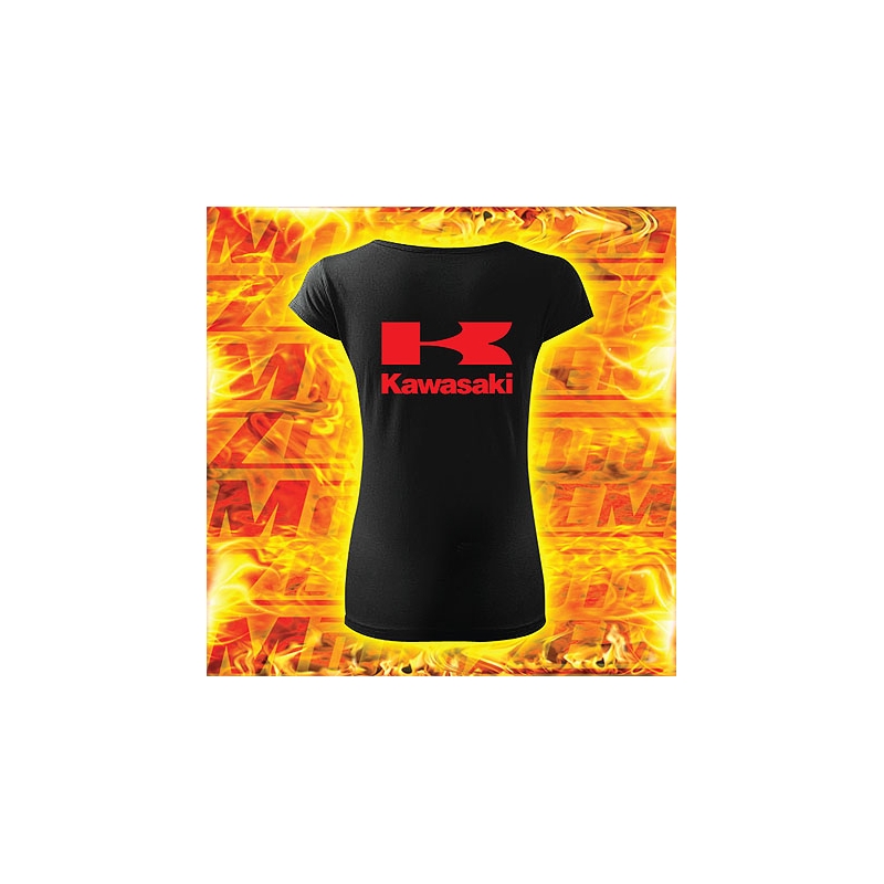 Frauen T-shirt Kawasaki schwarz Ausverkauf