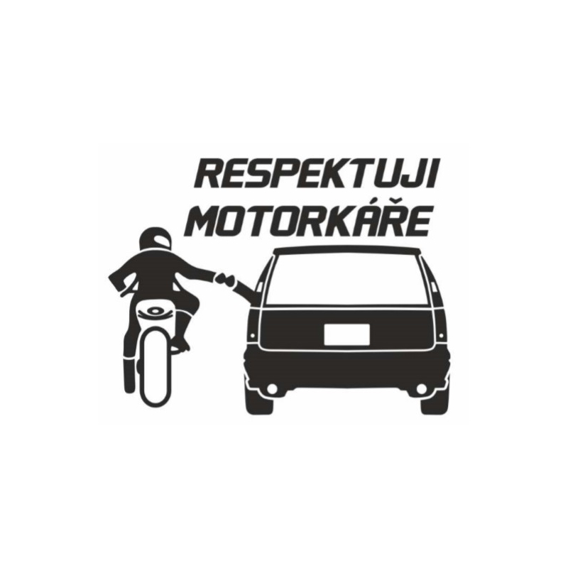 Ich respektiere Biker-Aufkleber