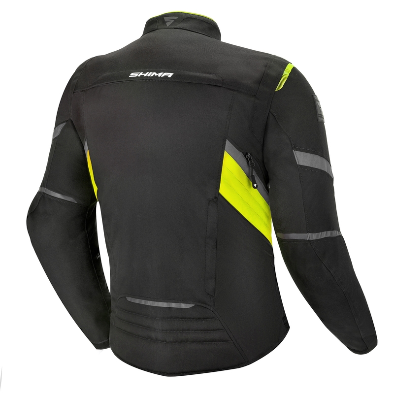 Motorradjacke Shima Rush schwarz-fluo gelb Ausverkauf