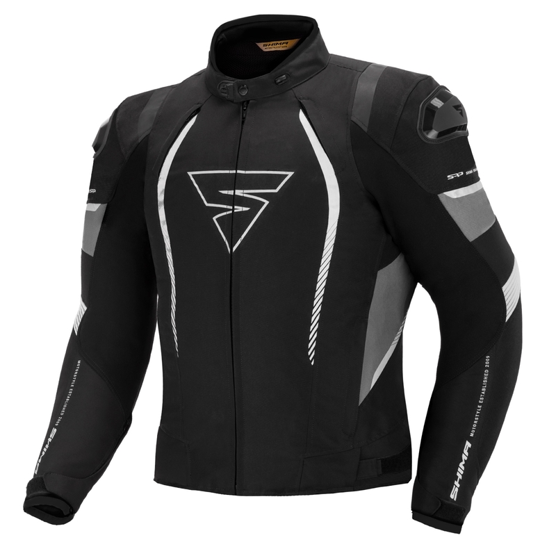 Motorradjacke Shima Solid Pro schwarz-grau Ausverkauf
