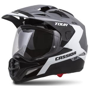 Cassida Tour 1.1 Spectre Enduro-Helm schwarz-grau-weiß