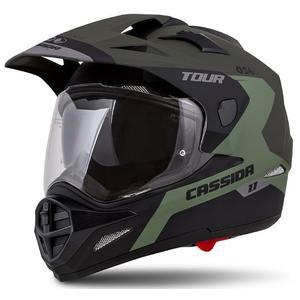 Cassida Tour 1.1 Spectre Enduro-Helm schwarz-grau-grün