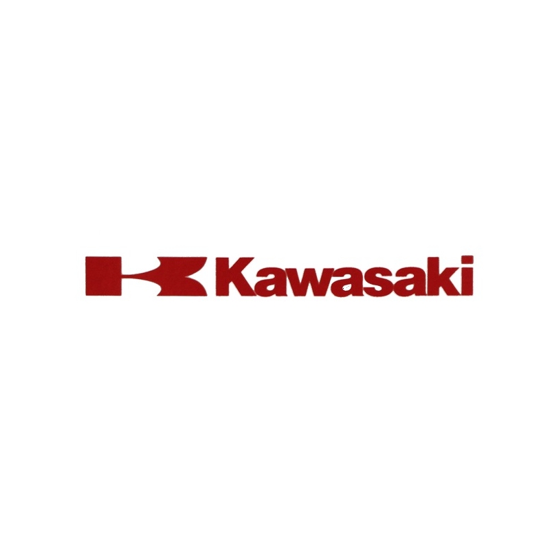 Kawasaki Aufkleber rot