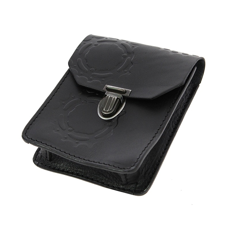 Ledertasche für Dokumente genäht Bike