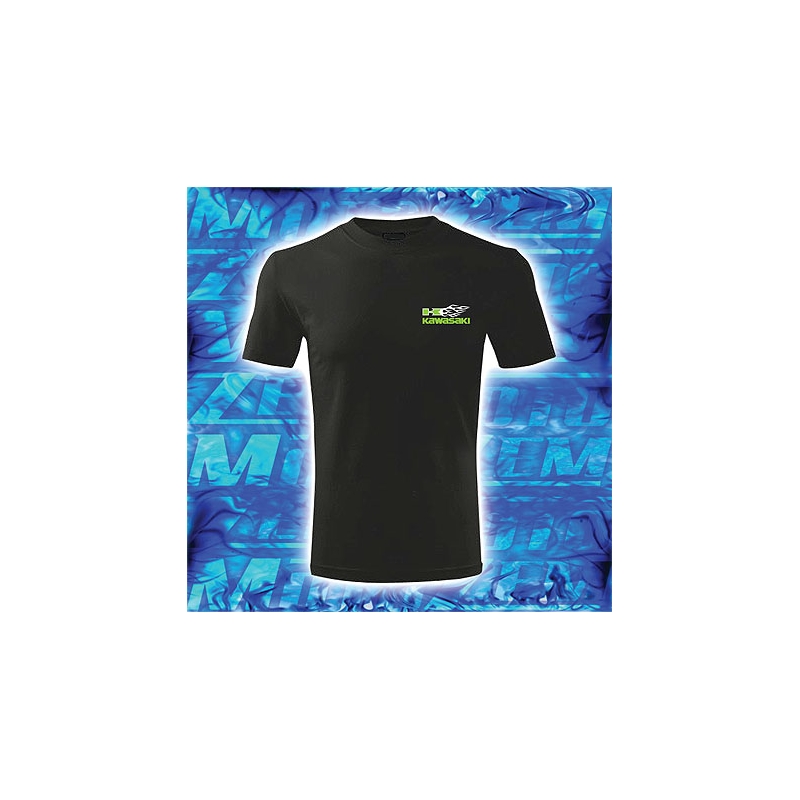T-shirt s motivem Kawasaki schwarz