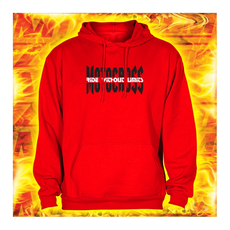 Sweatshirt s motivem Motocross Ride Without Limits