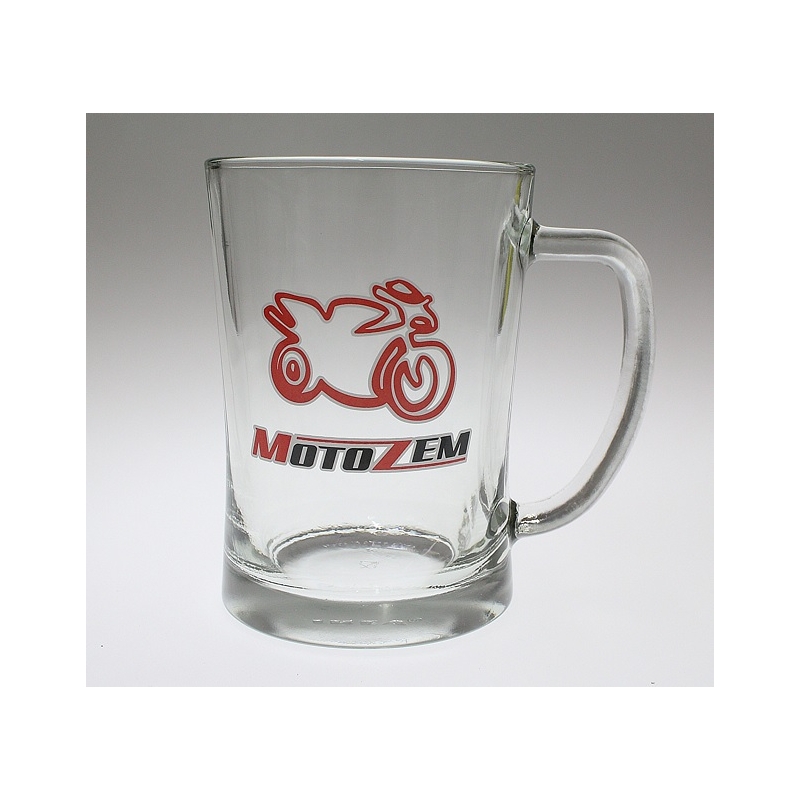 Sklenice s logem MOTOZEM2