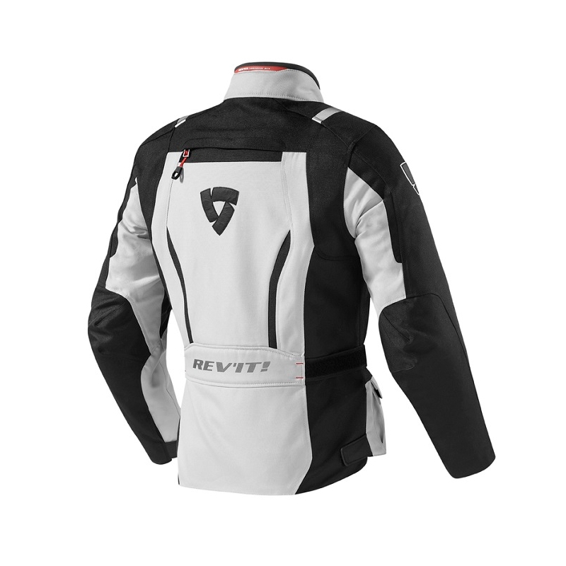 Frauen Revit Voltiac Moto Jacke silber-schwarz Ausverkauf