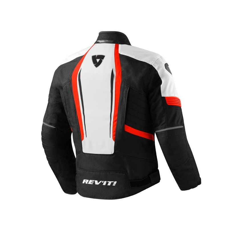 Revit Shield Weiß und Rot Motorrad Jacke Ausverkauf