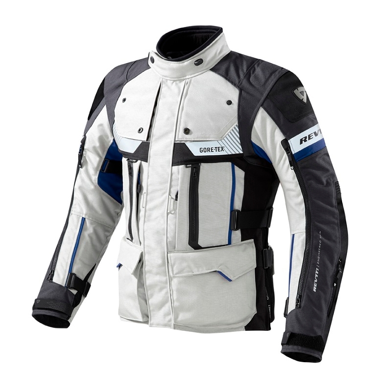 Revit Defender Pro GTX Motorradjacke grau-blau Ausverkauf